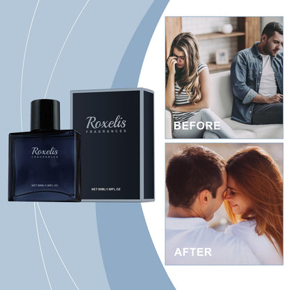 Roxelis Charming Perfume Para Homens Natural Fresco Duradouro Libere o Charme dos Homens A Atmosfera de Encontros Perfume que Aumenta a Confiança