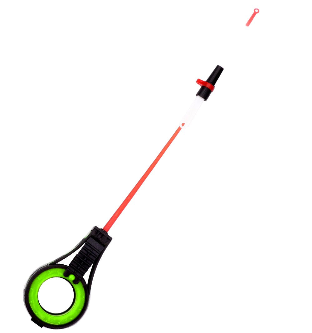 Cana de Pesca de Gelo FTK Mini Portátil de Inverno Haste de Plástico ABS Destacável Impermeável Ponta de Reposição da Haste