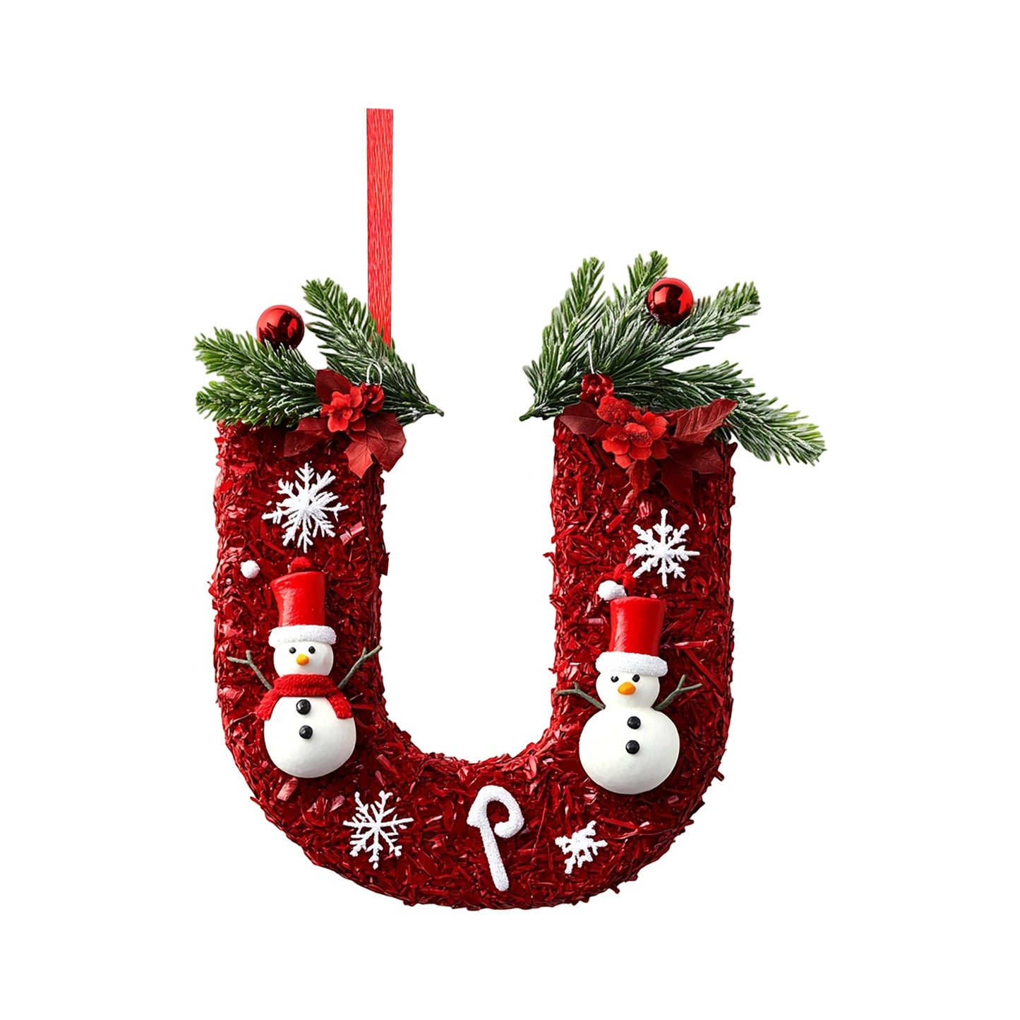 26 Letter Christmas Tree Hanging Personalized Christmas Letter Decoration Holiday Ornaments Christmas Tree Ornaments 2025
