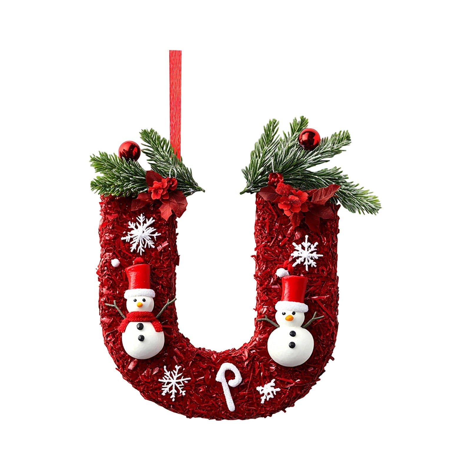 26 Letter Christmas Tree Hanging Personalized Christmas Letter Decoration Holiday Ornaments Christmas Tree Ornaments 2025