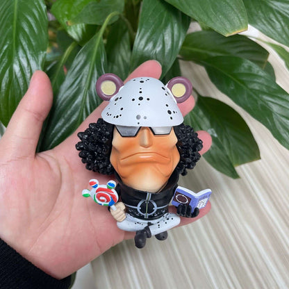 Bonecos Colecionáveis Fofos One Piece Versão Q Luffy Zoro Chopper Ace Boa Hancock Anime Blind Box Decoração de Mesa Carro Brinquedo Presente Infantil