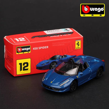1:64 Bburago Ferrari SP3 812 SF90 F12Tdf F40 488GTB Coleção Modelo de Carro Miniatura Carros Die-Cast Modelos de Carro de Brinquedo Presentes Atacado
