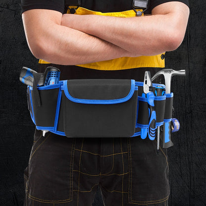 Hardware and electric Tool Bag Multifunction Oxford Cloth Thickened Maintenance Aerial Work Pocket Portable Tool Pocket Waistbag