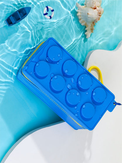 Creative Building Block Shaped Handbag Pen Storage Bag with Rope Portable Stationery Organizer Pencil Case Sundries Organizer