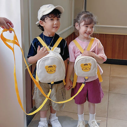 Mochilas Infantis de Lona, Bolsas Escolares de Jardim de Infância, Urso, Coelhinho, Coreana, Antiperda, Bolsas Infantis para Meninas, Meninos, Mochilas Infantis para Viagem