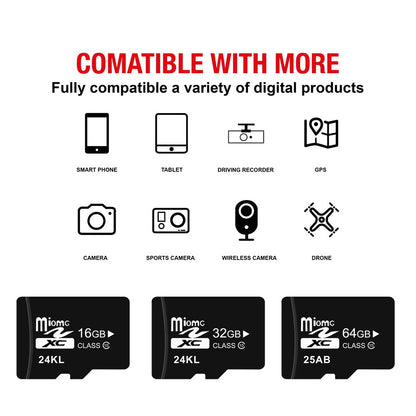 10 PCS High-speed Memory card 4GB 8GB 16GB 32GB 64GB 128GB sd card Mini TF card is used to monitor the drone tachograph