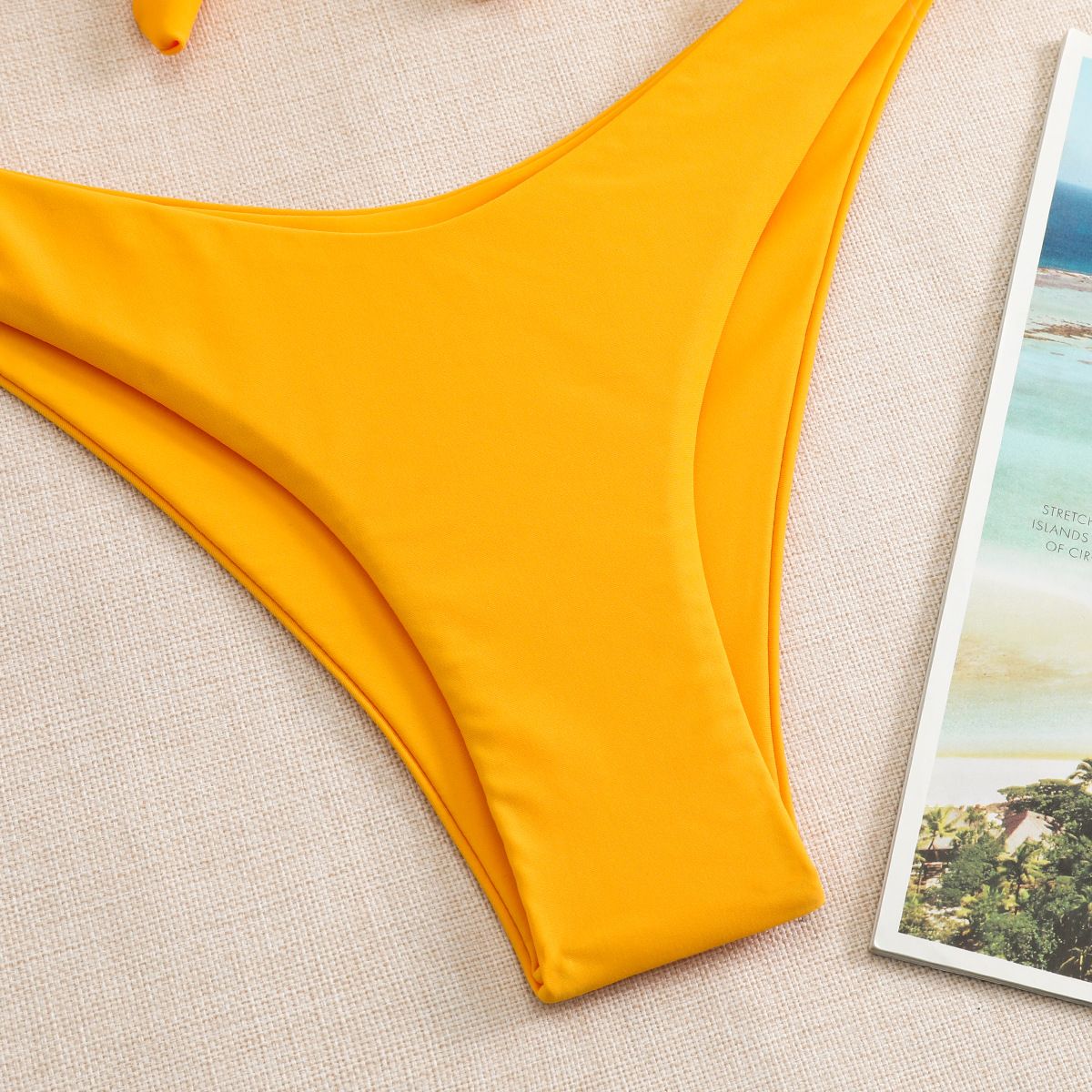 Push Up Bikini Set Women's Swimwear 2024 New Halter Bandeau Underwire Swimsuit Beach Bathing Swimming Suit for Women