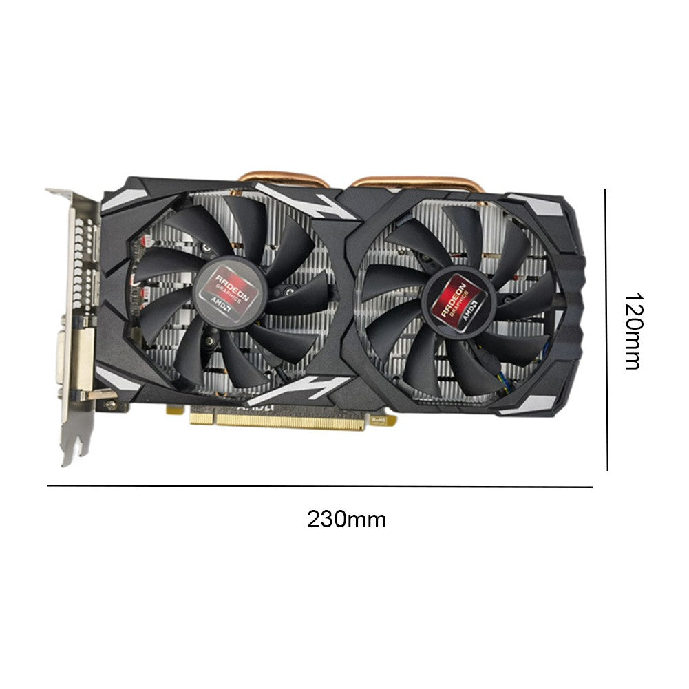 Placa de Vídeo GT610/ GT210/GT730 1/2/4GB DDR5 256Bit com HD VGA DVI PCI-E2.0 16X para PC