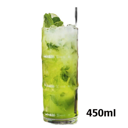 Copo Alto Criativo de Vidro Cristal Sem Chumbo Copo Collins para Bar para Água, Suco, Cerveja e Coquetel