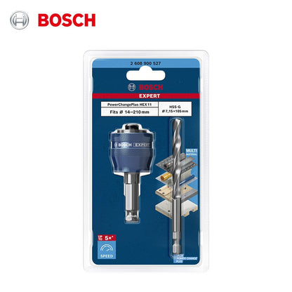 Bosch Acessórios Sistema de Troca Rápida Multifuncional Pc Plus Broca de Haste Hexagonal de 7/16" 11 Mm para Trabalho de Decoração