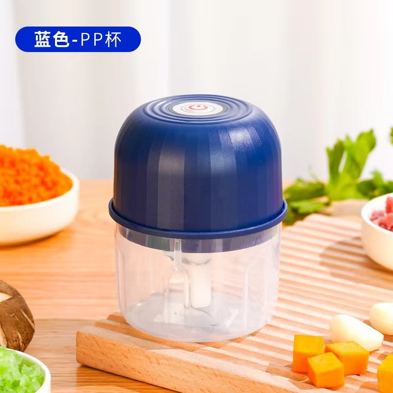 Electric Garlic Masher Garlic Grinder Onion Chopper 260ML Meat Grinder Ginger and Chili Grinder Kitchen Vegetable Blender