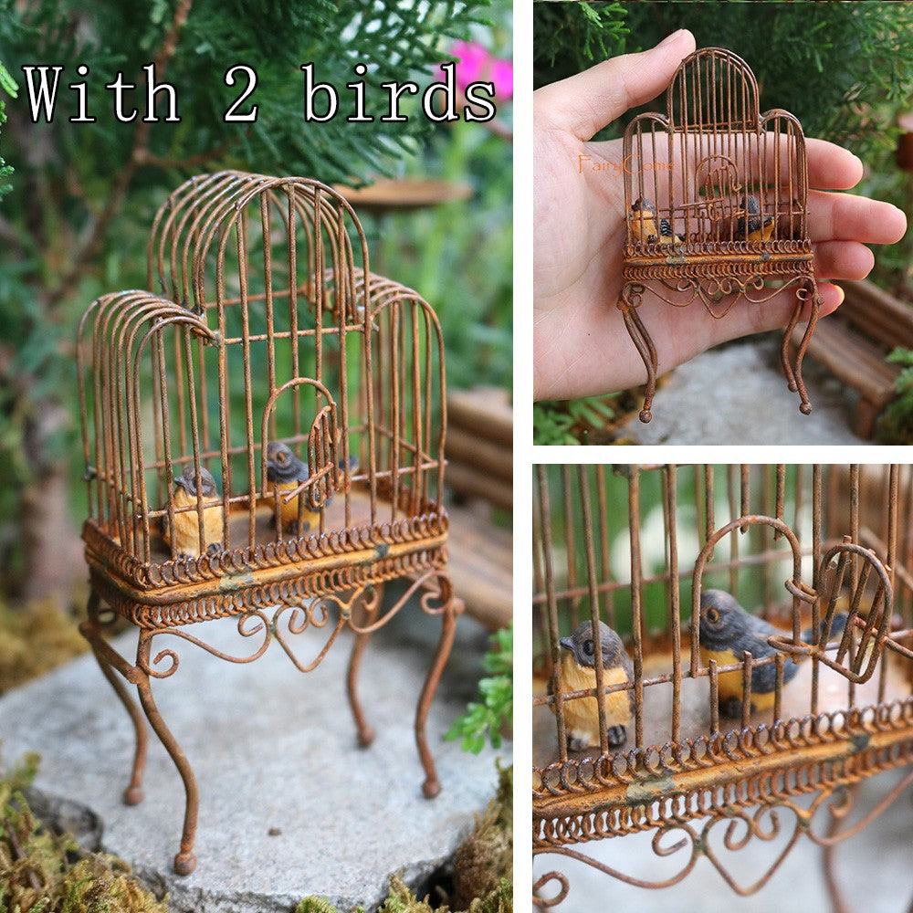 Miniature Fairy Garden Squirrels Set Miniature Forest Animal Figures Figurines Kit Mini Garden Supplies Bonsai Decorations