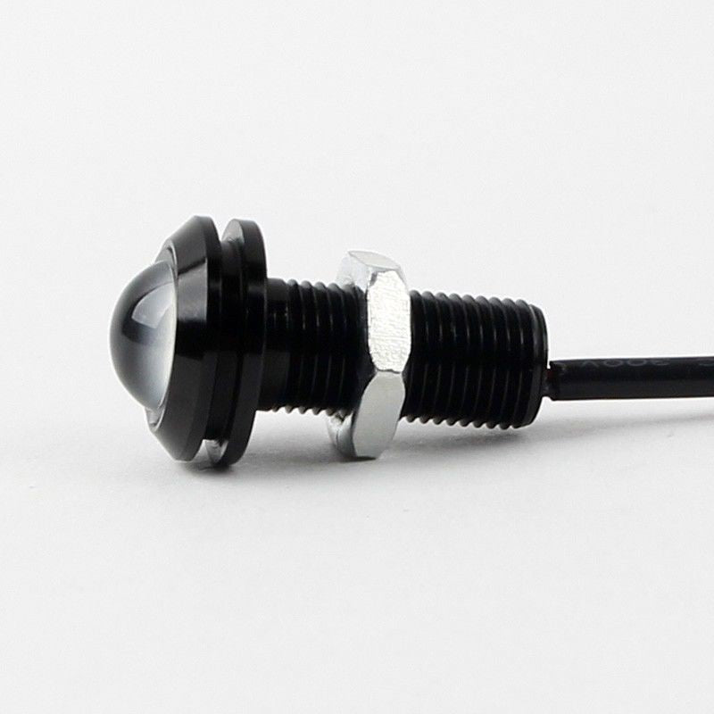2-10 PCS 23mm 18mm Car Eagle Eye Light DRL LED Daytime Running Lights 12V Motorcycle COB Beads Backup Signal Lamps