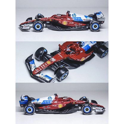 Novo Em Estoque Bburago 1:43 Ferrari Sf25 Miami Gp Liga Miniatura Modelo Diecast 2025 F1 Carro #16 Charles Leclerc Carro de Brinquedo Presente para Crianças