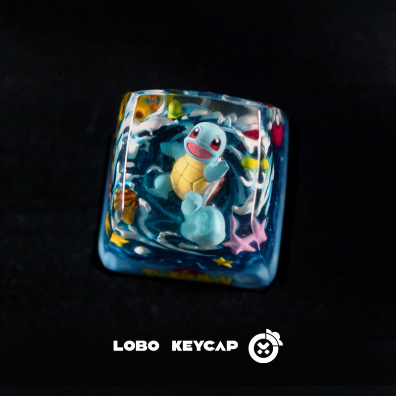Teclas personalizadas de resina fundida com tema de Pokémon, Pikachu, Gengar para teclado mecânico - Presente personalizado