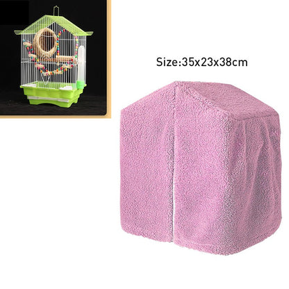 Capa Para Gaiola De Pássaros De Inverno Quente Respirável À Prova De Respingo Grande Capa Para Gaiola De Pássaros Sombra Protetora Para Gaiola De Papagaio Produtos Para Pássaros