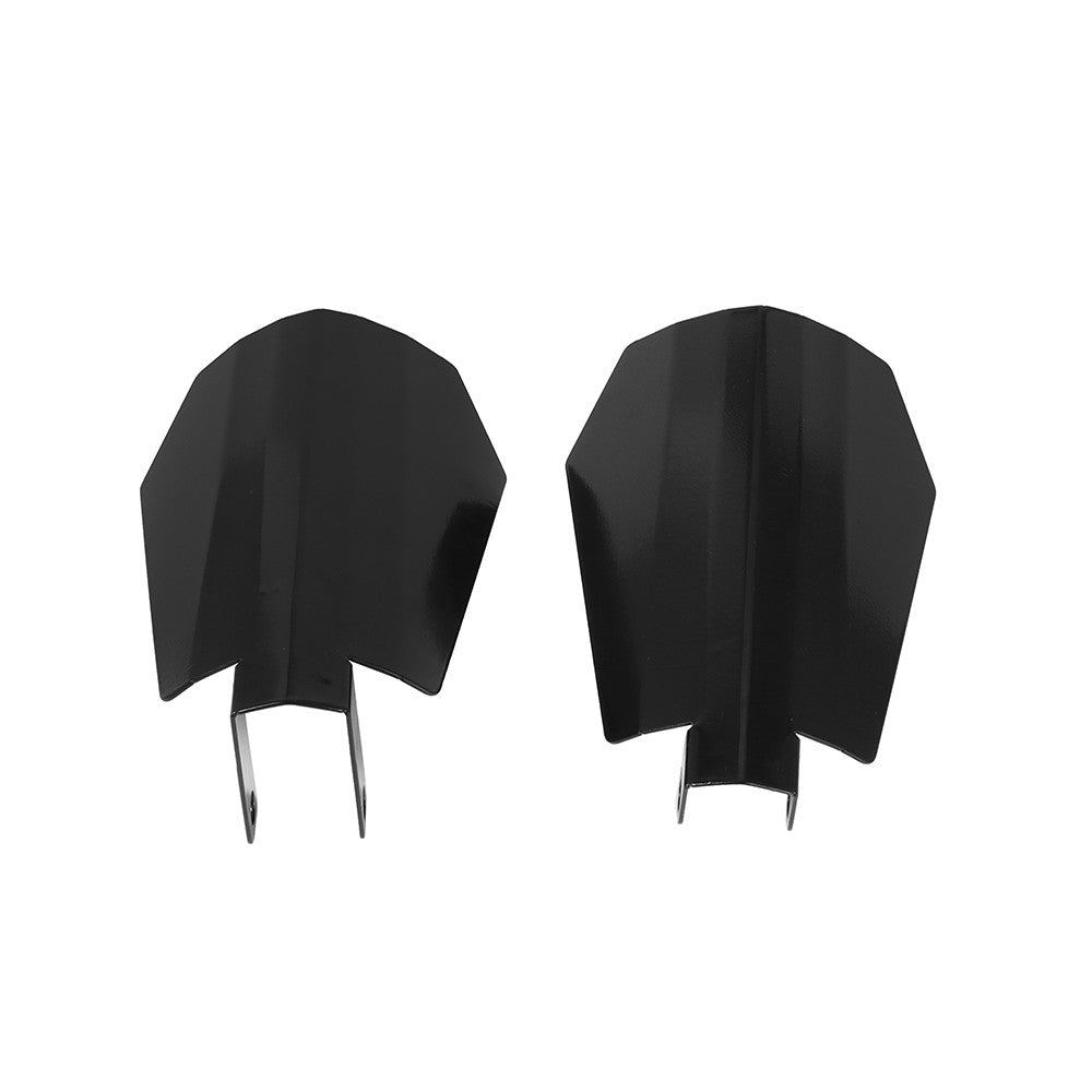 Par de Protetores de Mão de Motocicleta Sombra Preta com Corte de Caixão para Harley Sportster XL Dyna Baggers Proteção Contra Vento e Queda