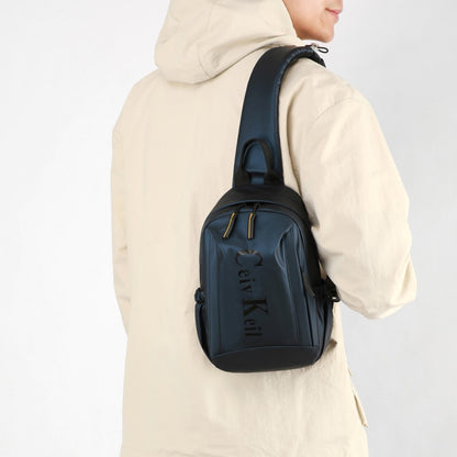 Men's Stylish Chest Pack Convertible Outdoor/Daily Messenger Bag Multi-Position Shoulder Strap  Waterproof Design