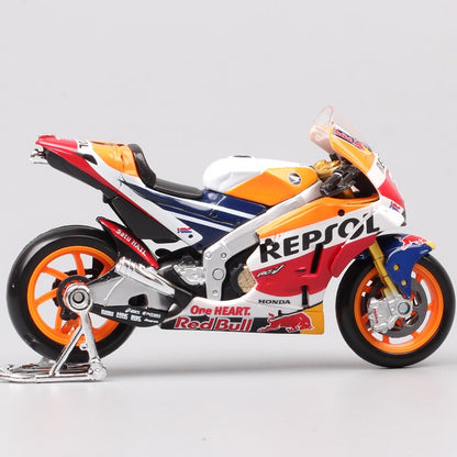 Crianças 1/18 Maisto Honda RC213V Repsol #26 Dani Pedrosa 2018 GP Modelo de Moto de Corrida Brinquedo Miniaturas Colecionáveis
