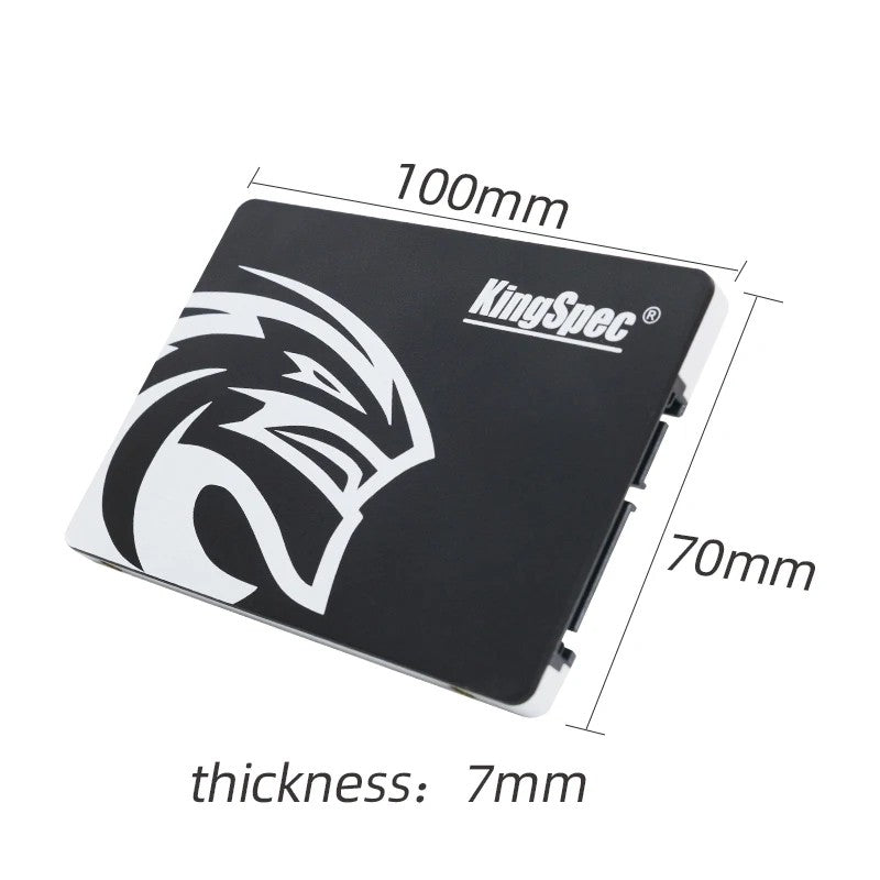 KingSpec SSD SATA 2.5" 128GB 256GB 512GB 1TB NGFF SATA 3.0 Unidade de Estado Sólido Interna para Desktop Notebook