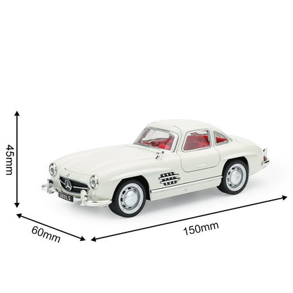 1:32 Mercedes Benz 300SL Classic Car Alloy Car Diecast Model Simulation Miniature Car Model Decorative Trendy Ornaments For Boy