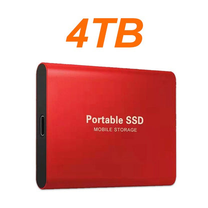 SSD portátil USB-C 2TB HD Externo 4TB de Grande Capacidade Unidade de Armazenamento de Alta Velocidade para Laptop Windows 10/11 2026