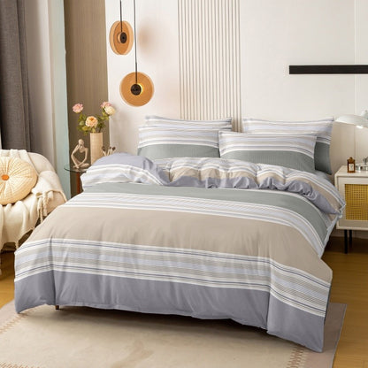 3pcs Printing Brushed Bedding Set, Duvet Cover Pillowcase Set, Skin Friendly Breathable Duvet Cover Pillowcases ?Without Sheet?