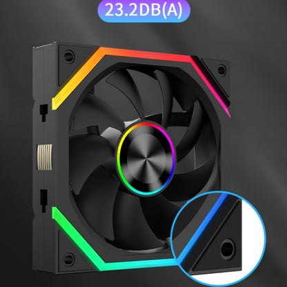 ICE Whale WX-3 Wireless Splicing Fan ARGB Air-Cooled Cooling Accessories 1600RPM 12CM Chassis Fan