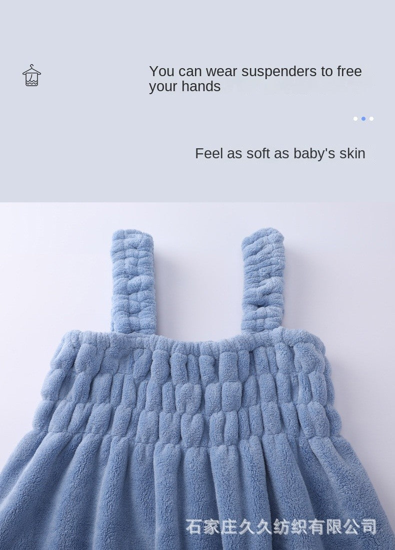 Women Wearable Bath Towel Wearable Towels Coral Fleece Women's Bath Skirt Absorbent Bath Skirt Shower Sauna Wear Towel