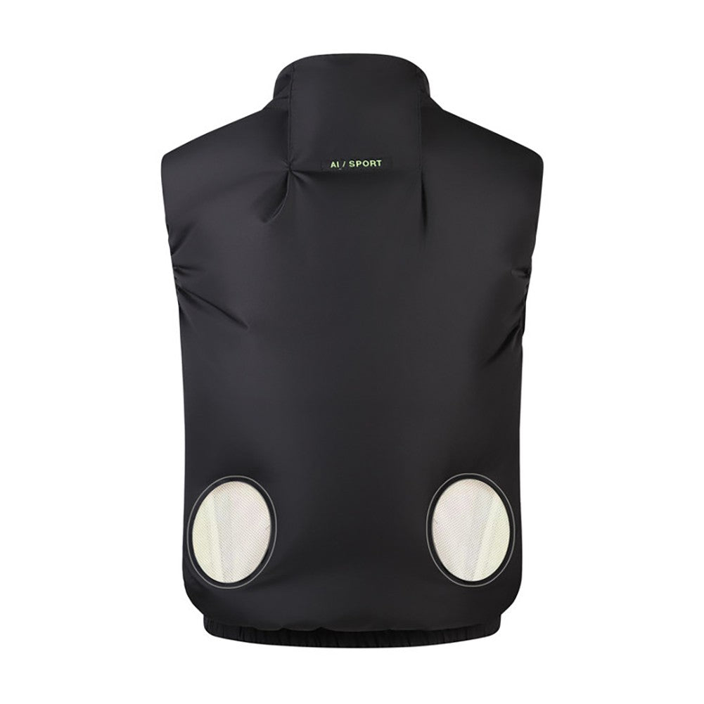 Fan vest Electric Cool Vest Cooling Fan Vest Air-conditioned Clothes Hiking Cooling 13 Hours High Temperature Work Fishing Vest