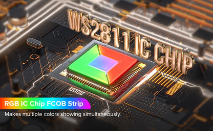 FCOB SPI RGB IC LED Light Strip WS2811 Addressable 720 630 LEDs Dream Color DC12V 24V WS2812B High Flexible FOB COB Lights