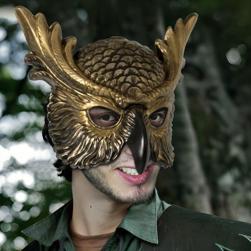 Halloween Owl Mask Carnival Props Owl Mask Festival Cosplay Photo Props Atmosphere Dance Party Dress Up