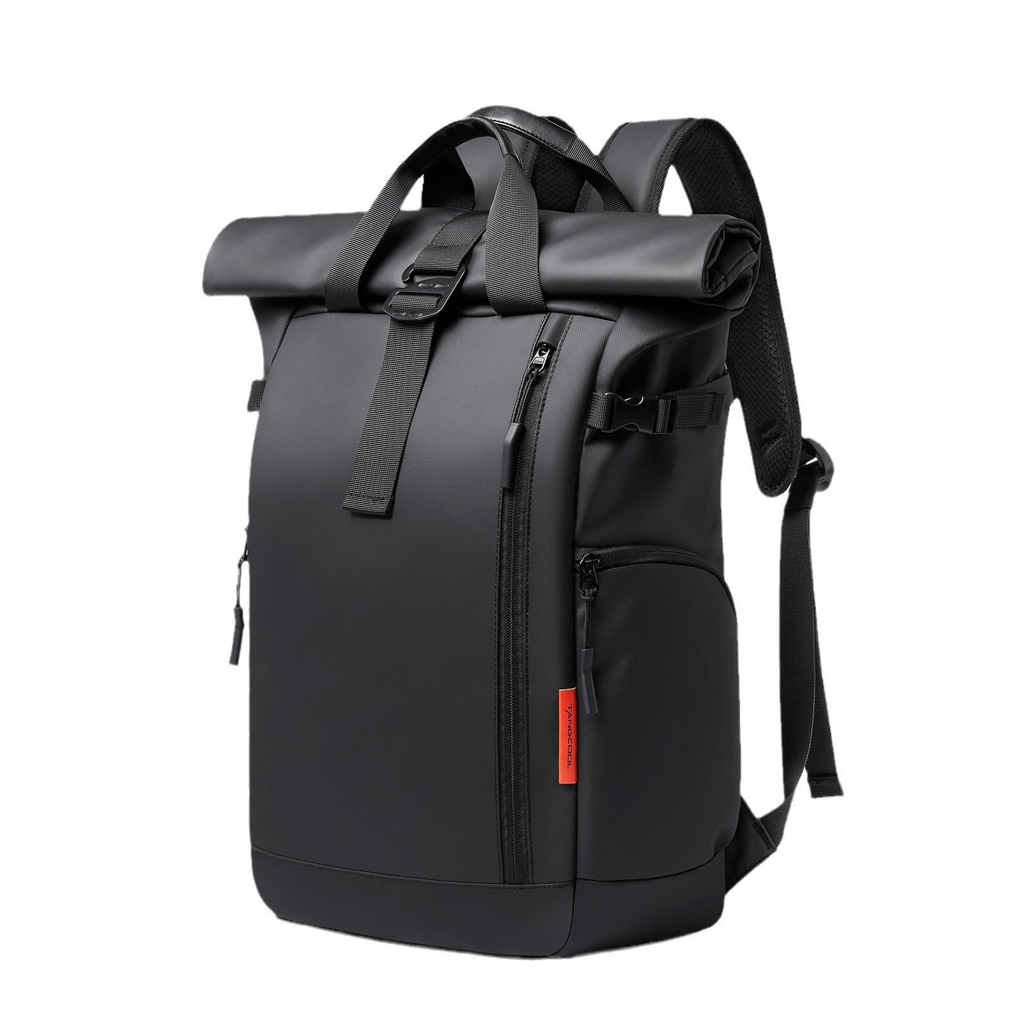 Mochila Masculina para Notebook 15,6" Tangcool - Grande Capacidade, Multifuncional, Fecho Rolê, Leve, para Viagem, Impermeável, Escolar