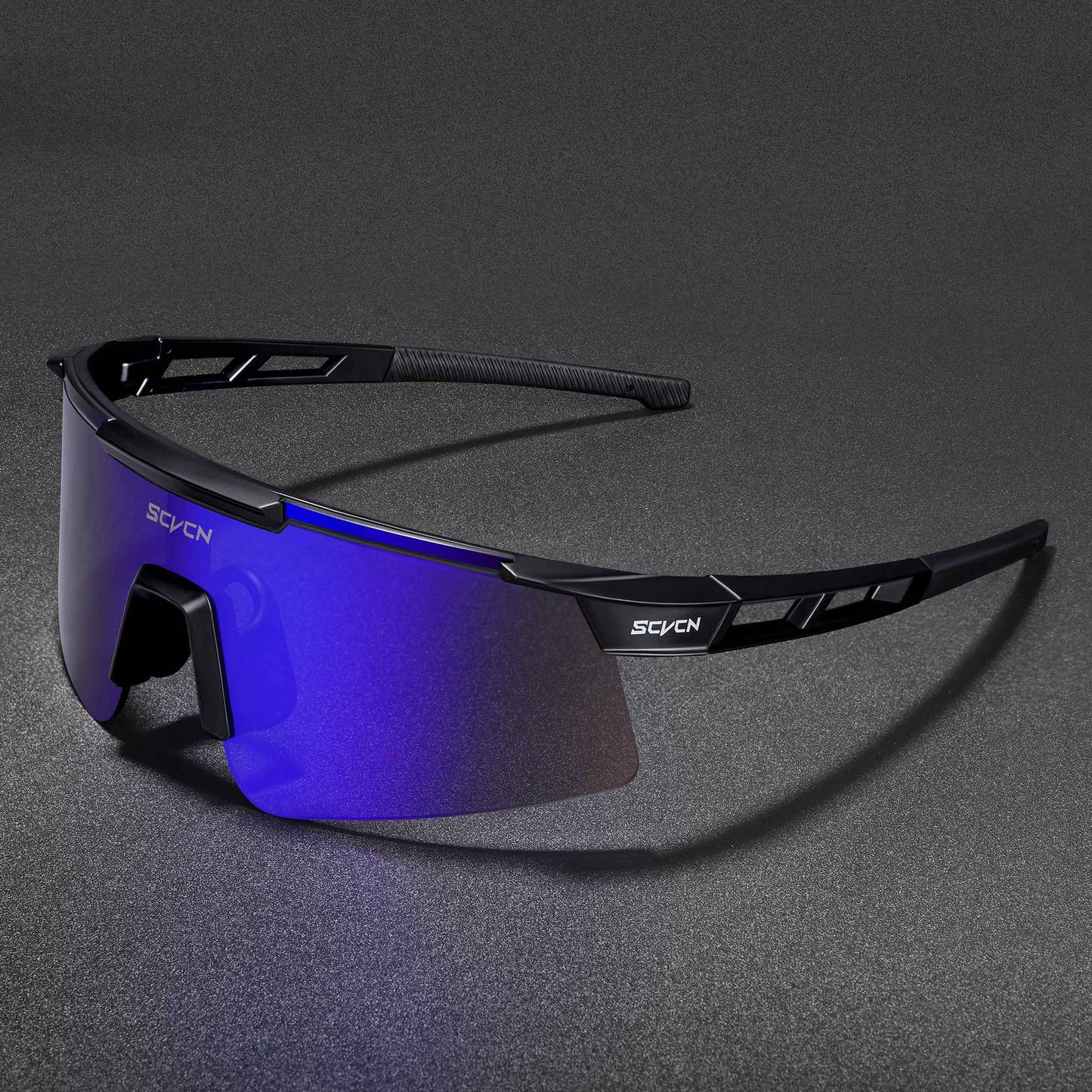 SCVCN Photochromic Cycling Glasses Bike Mountain Bicycle Golf UV400 Sunglasses Sport Protection Glasses for Men Women Baseball