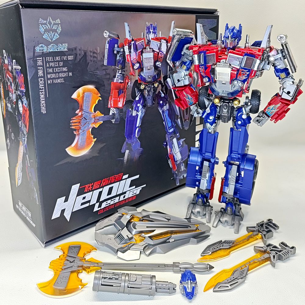 Robot Weijiang Optimus Commander W8022 Transformation Toys Model Black Apple OP Commander M01 Figure