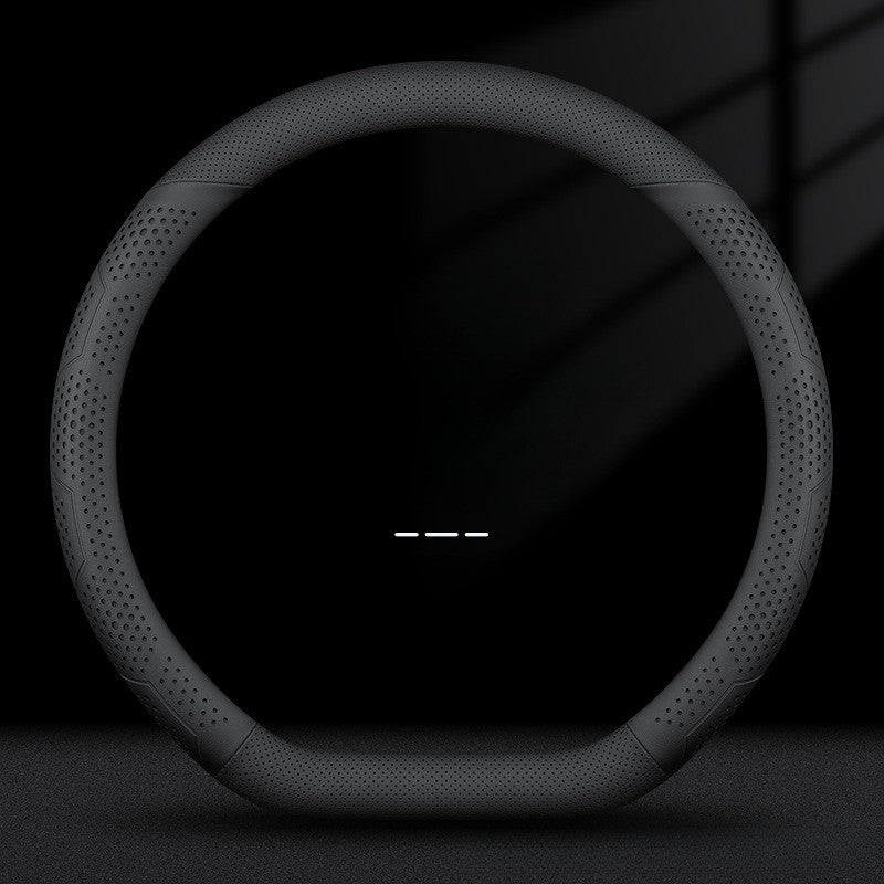 O/D Type Nappa Leather Car Steering Wheel Cover Universal Steering Wheel Cover Steering Wheel Accessories Anti Slip Handle Cover