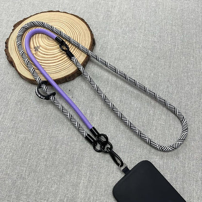 Corda de Pescoço Ajustável de 120 CM para Telefone, Alça Transversal, Destacável, Capa de Celular USB, Corrente de Ombro, Corda, Coleção 2025