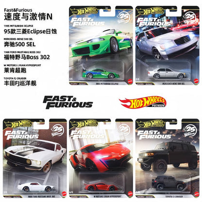 Hot Wheels Original HNW46 Velozes e Furiosos Série N Carro Modelo Die Cast Decoração Carro Coleção Brinquedos Presentes Surpresa