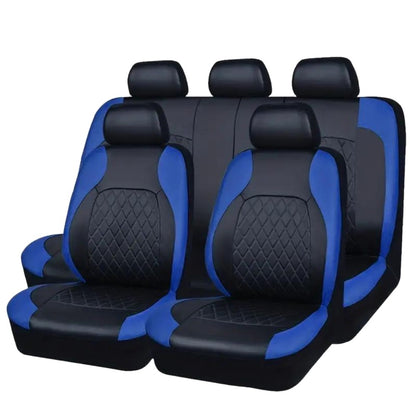 Universal Car Seat Covers PU Black Fashions Sports Seat Covers PU Car Seat Cover Universal Interior Accessories