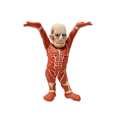 6cm Ataque dos Titãs Anime Figura Eren Jaeger Boneco de Ação 5 Peças Coleção Modelo Decoração de Quarto Brinquedos de Presente de Natal para Crianças