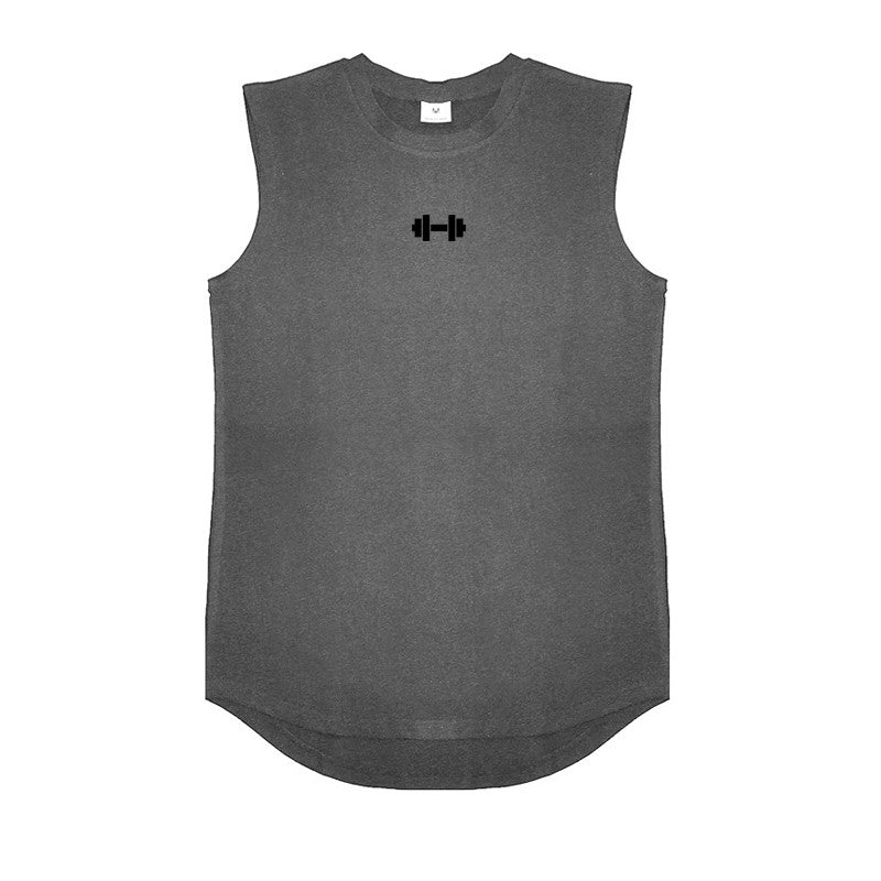 Mens Running Sport Vests Cotton Workout Sleeveless Summer Shirts Gym Bodybuilding Tank Tops Fitness Muscle Breathable Clothing