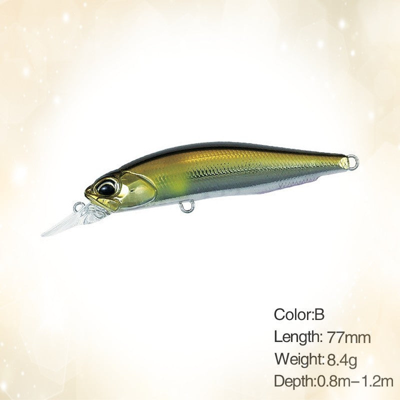 Isca de Pesca Minnow Wobbler Rozante 77SP 77mm 63mm Arremesso Longo Suspenso Isca de Nado Jerkbait Isca Artificial para Culter Alburnus