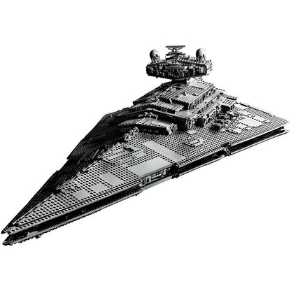 Montar Decoração de Casa Imperial Navy Stormtrooper Star Destroyer Galactic Empire Star Cruiser Starfighter Dark Fleetship 75252
