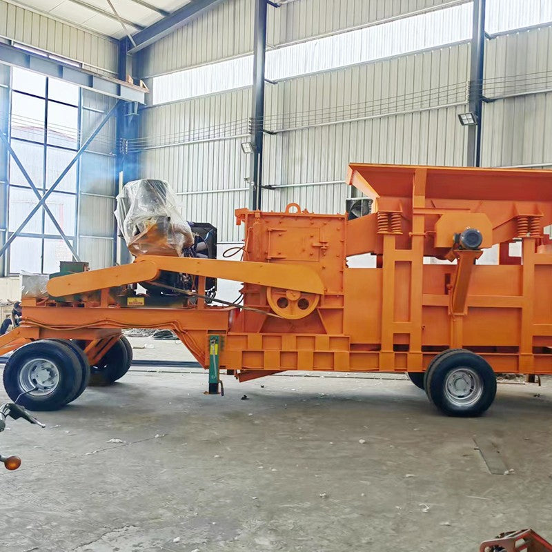 Powerful 30T/H Small Stone Crusher Gold Mining Stone Crushers