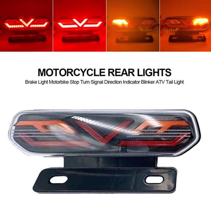 1 Peça Luzes Traseiras LED para Moto 12V Freio Lanterna Traseira Sinal de Parada Pisca-Pisca Indicador de Direção