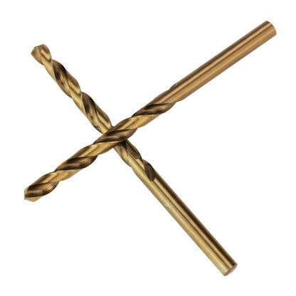 Broca Helicoidal de Aço Rápido Cobalto M35 Conjunto de Ferramentas Acessórios de Broca para Perfuração de Aço Inoxidável e Metal