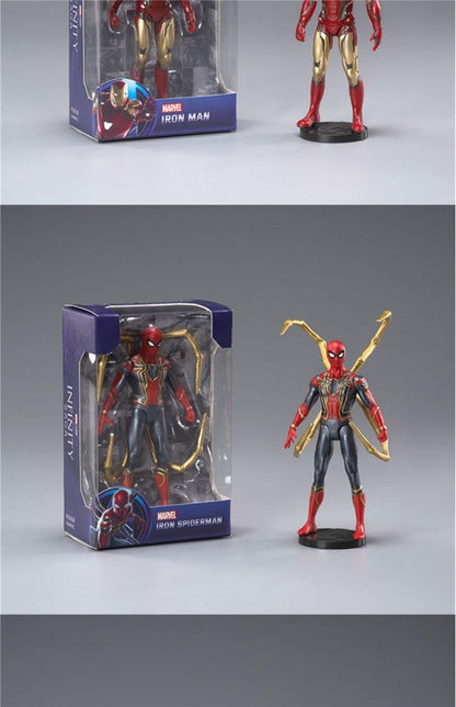 ZD Toys Vingadores Lendas Homem de Ferro Homem Aranha Thor Capitão América Thanos Hulk Máquina de Guerra Bonecos de Ação Presente