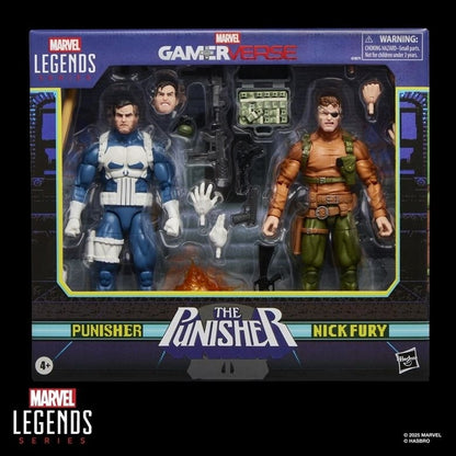 Original Marvel Legend Ml 1/12 Capcom Arcade Punisher Nick Fury Boneco Articulado Enfeite de Mesa Brinquedo Colecionável Presente de Natal