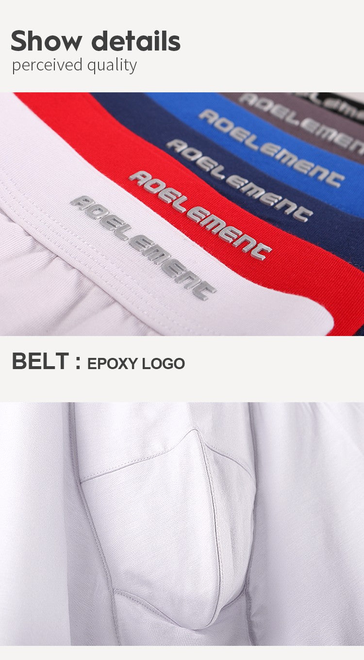 Men's Long Leg Boxer Briefs - Anti-Chafing, Breathable Modal Underwear, Quick-Dry Sports Compression Shorts for Running & Workou