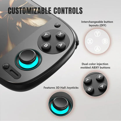 Retroid Pocket 5 Retro Handheld Game Console Video Game Consoles RP5 SD865 12 128G Android13 5.5Inch OLED HD Screen 512G PSP PS2